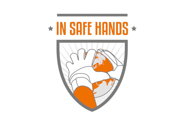 Logo des Training & Consulting-Kunden In Safe Hands (Quelle: Kunde). Logo des Training & Consulting-Kunden In Safe Hands (Quelle: Kunde).