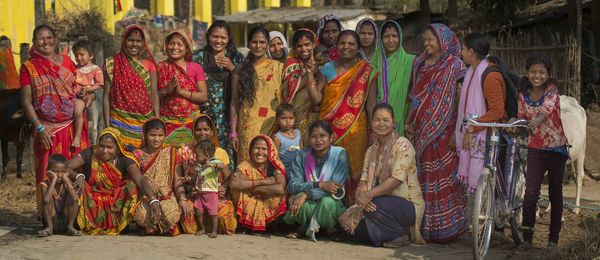 Gruppenbild der Frauenselbsthilfegruppe in Nepal. (Quelle: Christian Nusch)