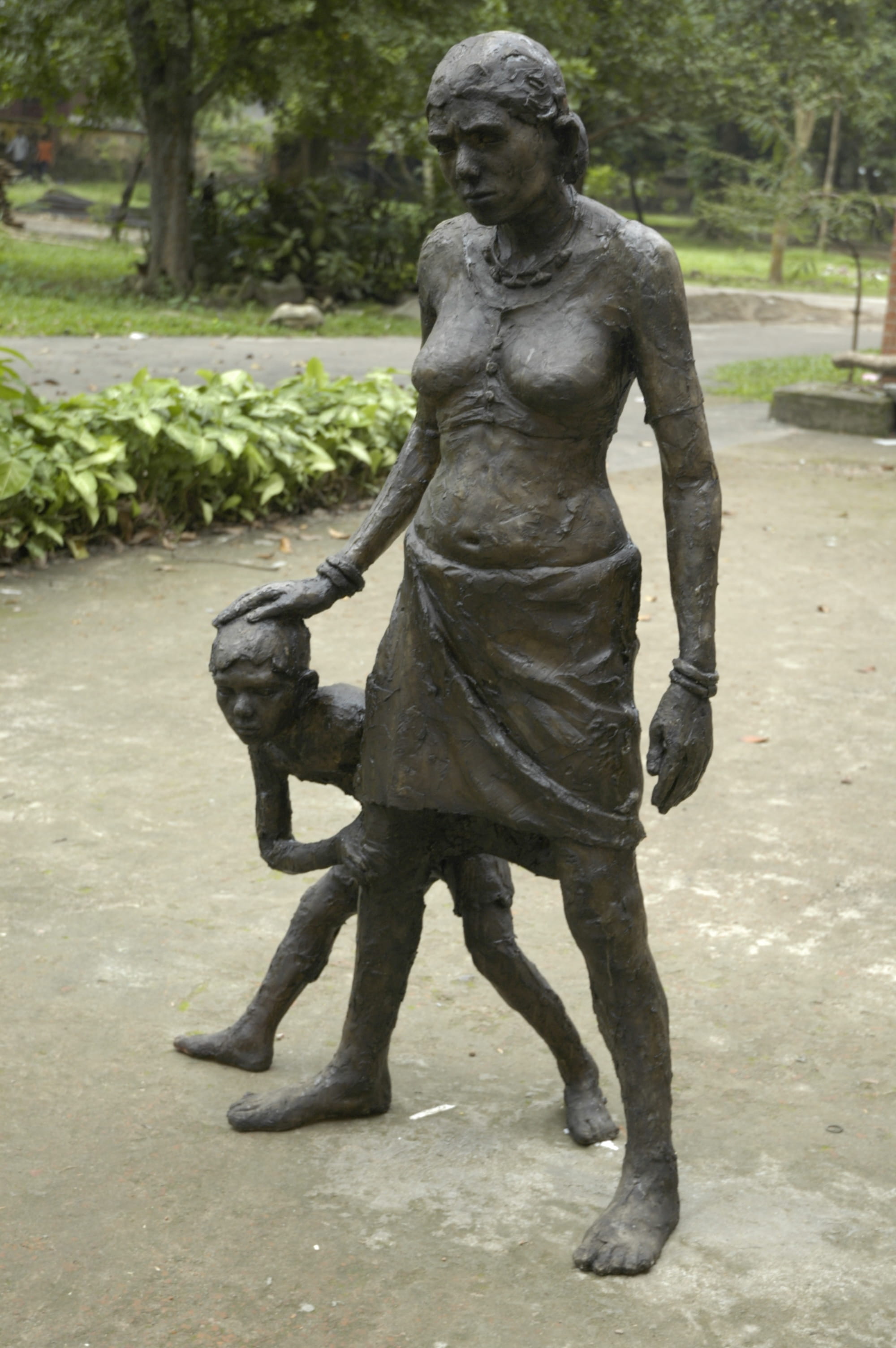 Patengeschichte "Tejosch Halder"; Foto einer Skulptur (Quelle: Kindernothilfe-Partner / Kindernothilfe, Soumik Das/Jjafrin Gulshan)