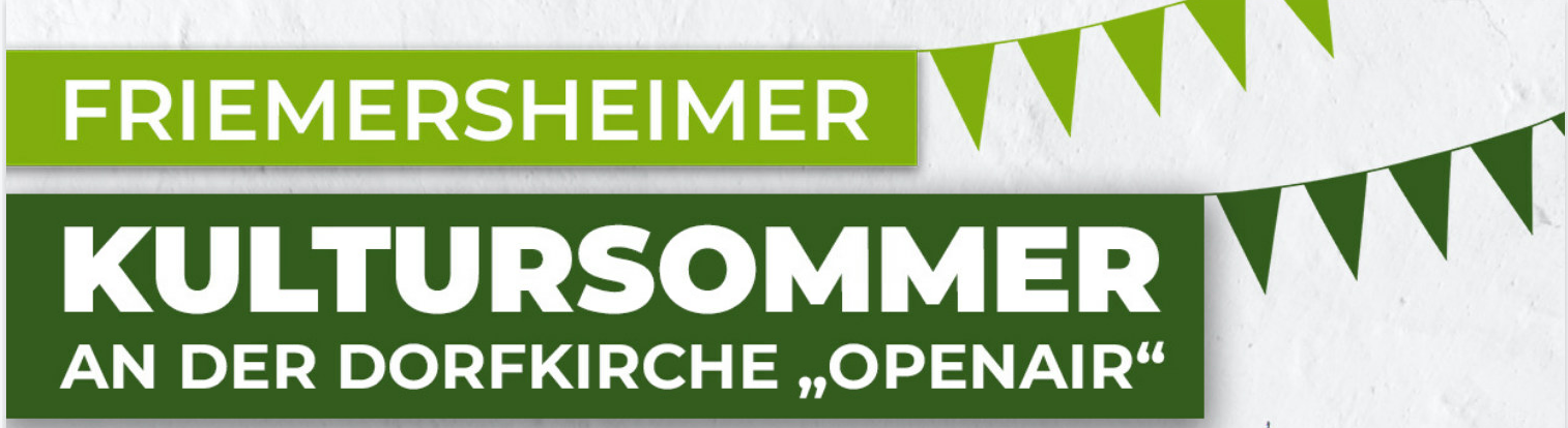 Friemersheimer Kultursommer an der Dorfkirche "open air"