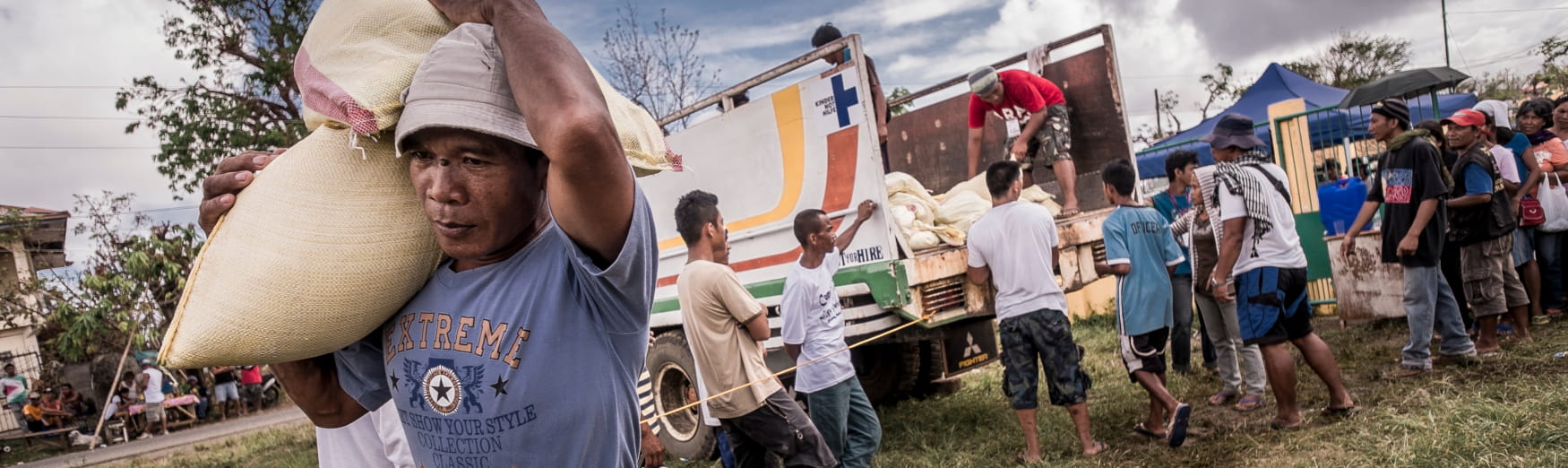 Nahrungsmittelverteilung bei einer Dürre in Äthiopien. (Quelle: Girmay Tilahun)